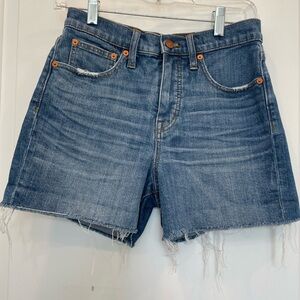 Madewell High Rise Denim Shorts
